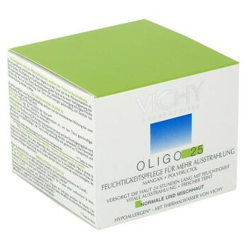 VICHY OLIGO 25 - na normální a smíšenou pleť - tonizující zelený krém 50 ml