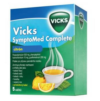 Vicks SymptoMed Complete citrón 5 sáčků