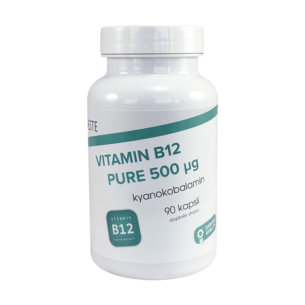 VIESTE Vitamin B12 pure 500 μg 90 kapslí
