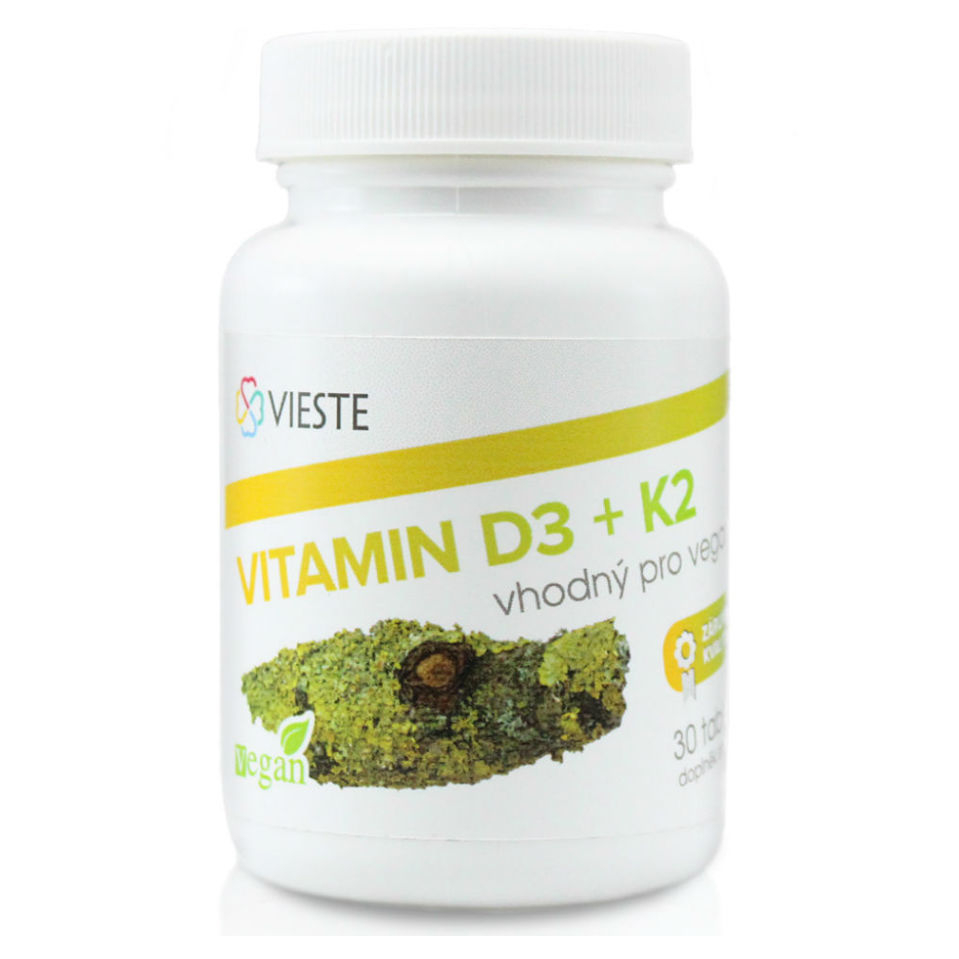 VIESTE Vitamin D3 + K2 30 tobolek