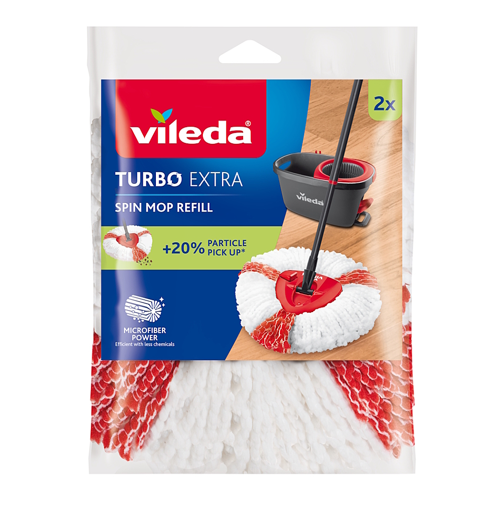 VILEDA Extra náhrada k mopu TURBO 2v1 2 kusy