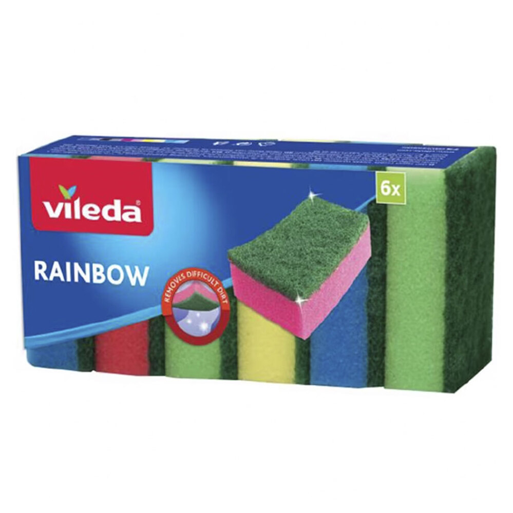 E-shop VILEDA Rainbow houbička 6 kusů