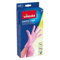 VILEDA Simple rukavice S/M 100 ks