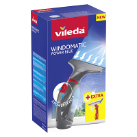 VILEDA Windomatic Elektrický vysavač na okna s extra sacím výkonem Kompletní set