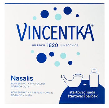 VINCENTKA Nasalis startovací sada (Hygiena nosu) - Vícesložkové, Čistící