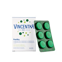 VINCENTKA Pastilky bylinné 18 pastilek