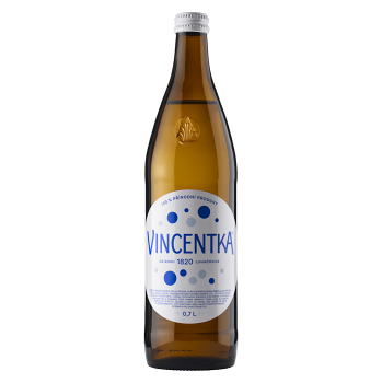VINCENTKA Přírodní minerální voda nevratná láhev  0,7 l (Džusy, sirupy, vody) - Přírodní