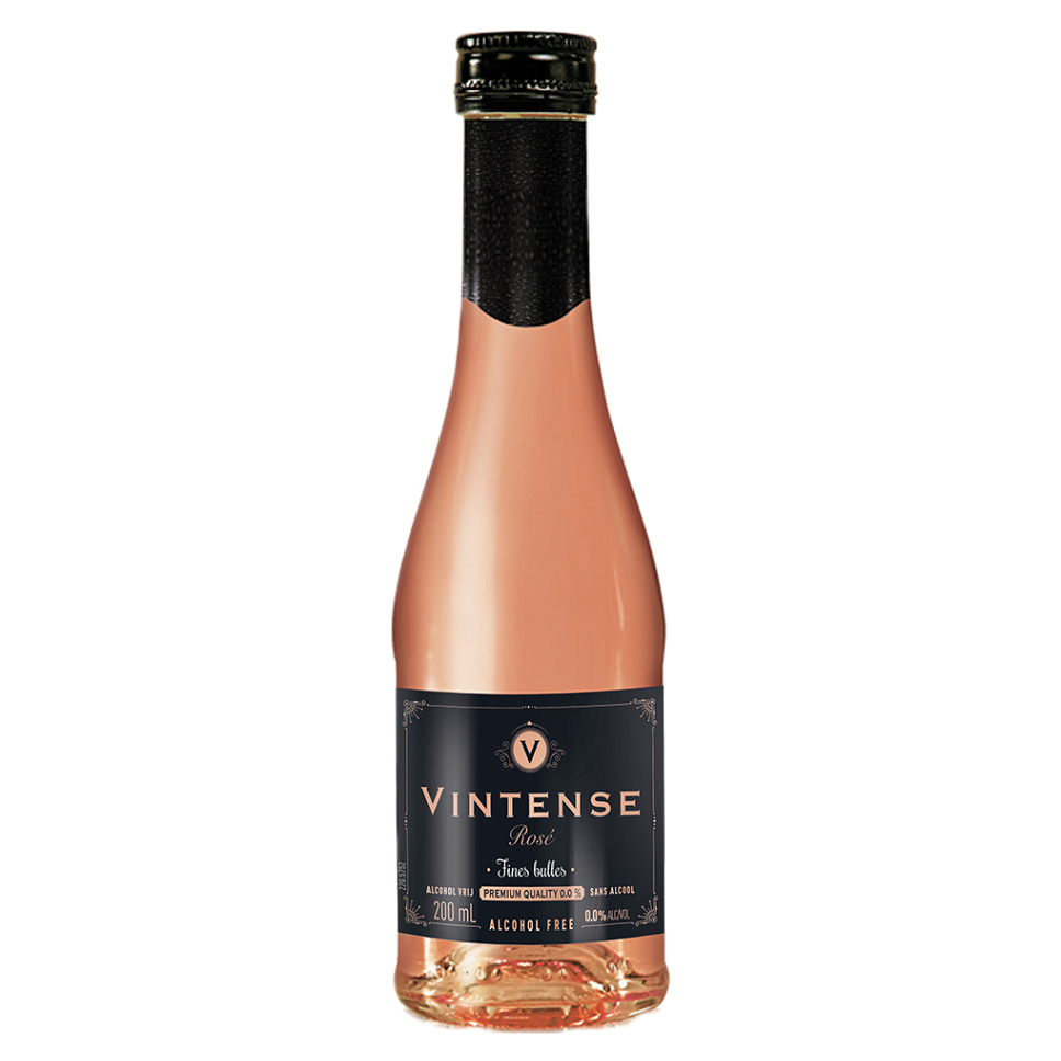 E-shop VINTENSE Jemně šumivé nealkoholické víno rosé 200 ml