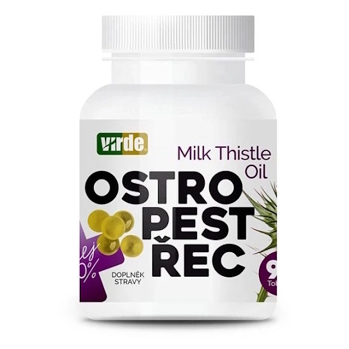 VIRDE Ostropestřec 100% olej 90 tobolek. (Játra a žlučník) - Jednodruhové
