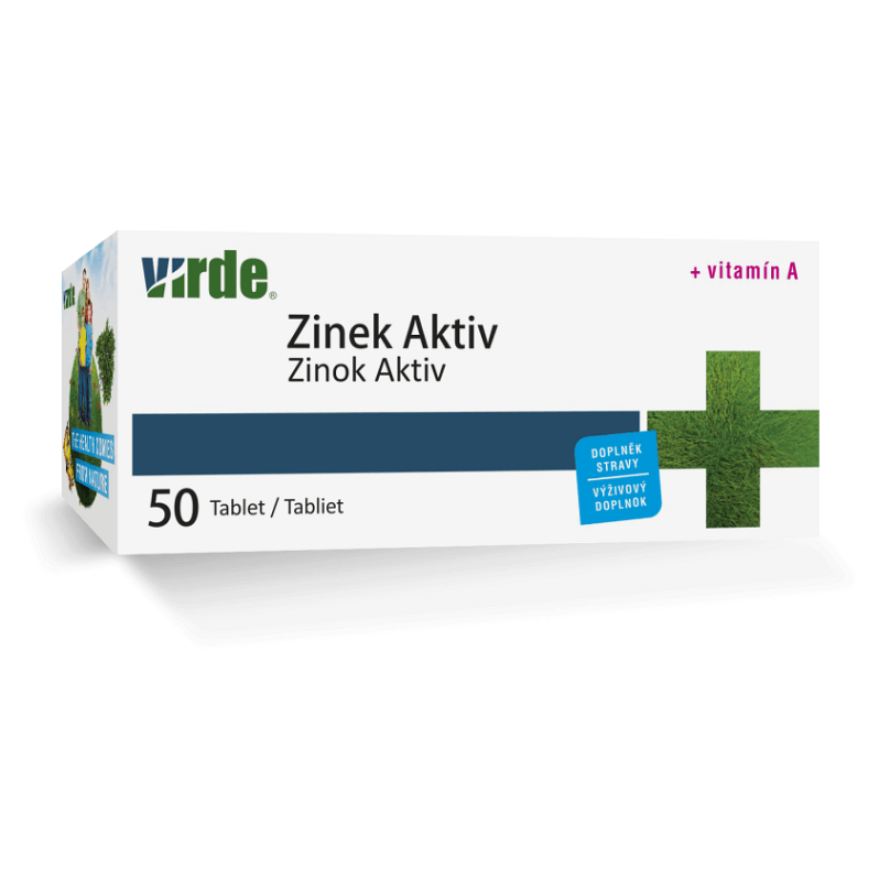 E-shop VIRDE Zinek aktiv 50 tablet