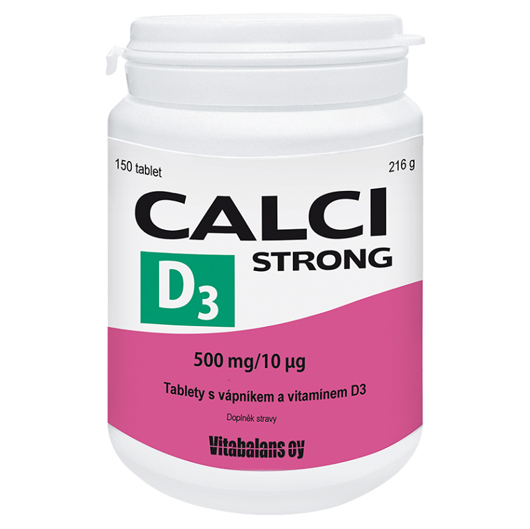 E-shop CALCI STRONG + vitamím D3 150 tablet