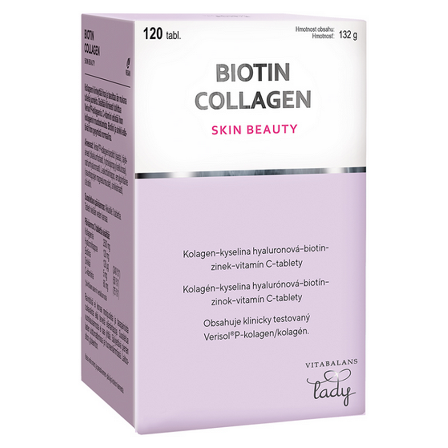 Levně VITABALANS LADY Biotin collagen skin beauty 120 tablet