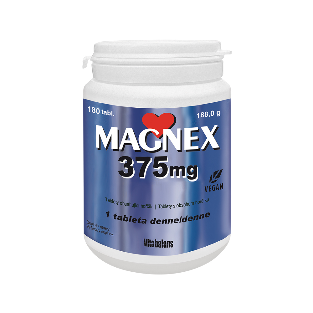 Magnex 375 mg +B6 tbl. 250 | SrovnejLeky.cz