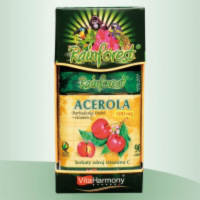 VITAHARMONY Acerola 500 mg + Vitamín C 250 mg 90 tablet VITAHARMONY Acerola 500 mg + Vitamín C 250 mg 90 tablet
