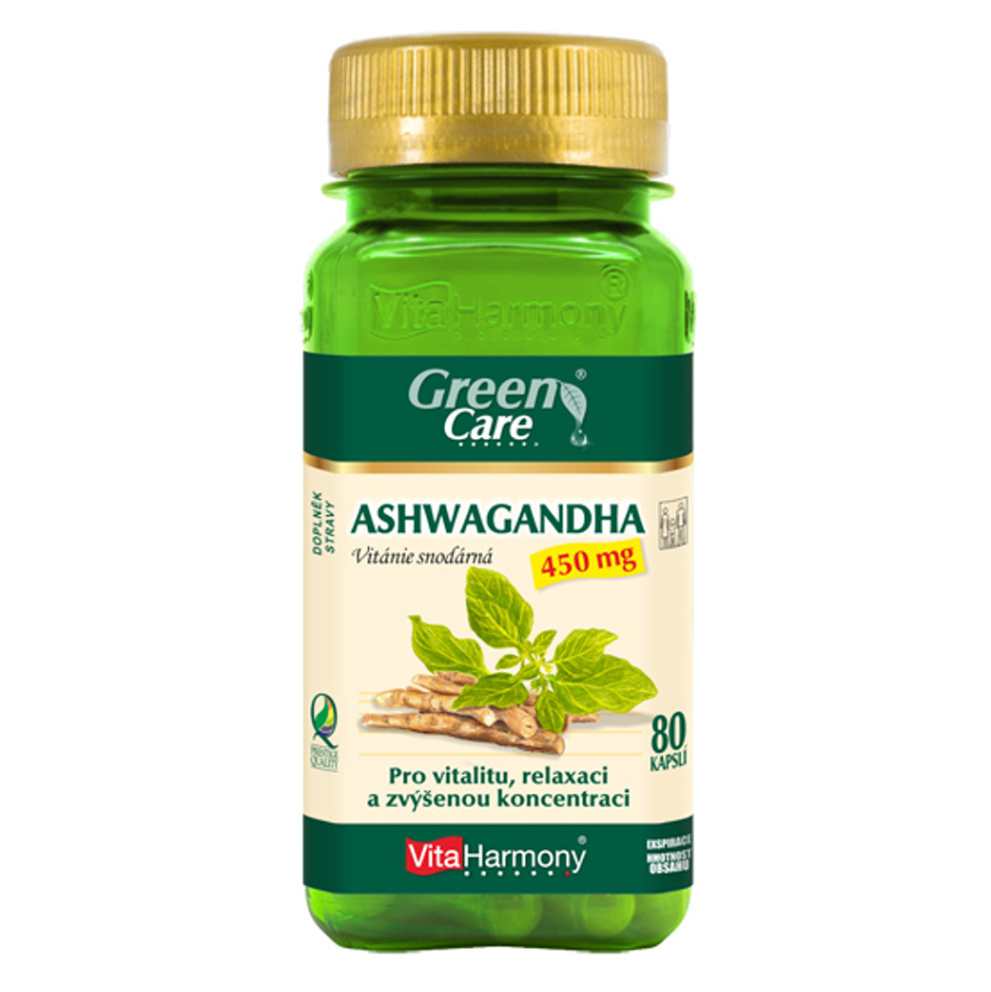 E-shop VITAHARMONY Ashwagandha 450 mg 80 kapslí