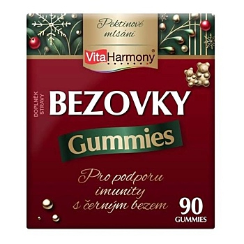VITAHARMONY Bezovky vánoční balení 90 gummies (Vitamíny na imunitu) - Vícesložkové