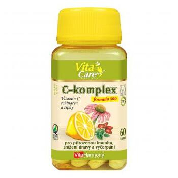 VitaHarmony C-komplex 500 mg tbl. 60 + echinacea + šípek
