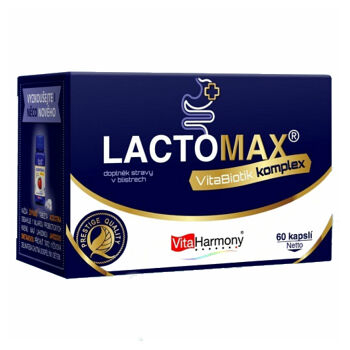 VITAHARMONY Lactomax VitaBiotik komplex 60 kapslí