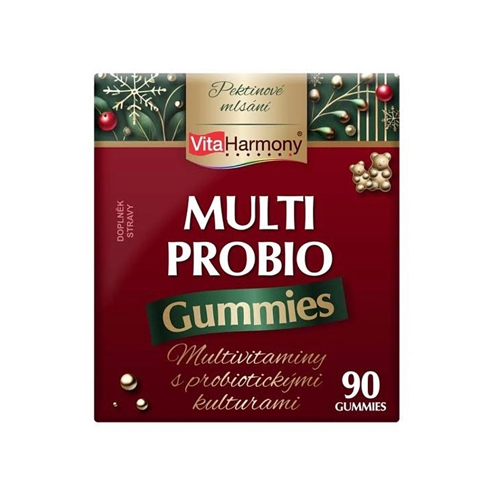VITAHARMONY MultiProbio vánoční balení 90 gummies