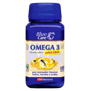 VITAHARMONY Omega 3 extra DHA - vhodná i dětem 180 tobolek