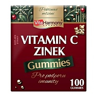 VITAHARMONY Vitamin C & zinek vánoční balení 100 gummies