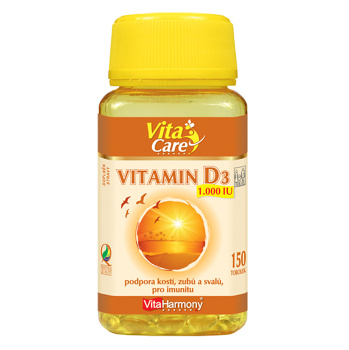 VITAHARMONY Vitamin D3 1000IU 150 tobolek