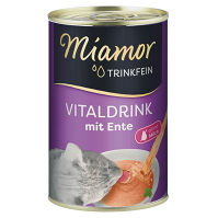 MIAMOR Vital drink kachní nápoj pro kočky 135 ml