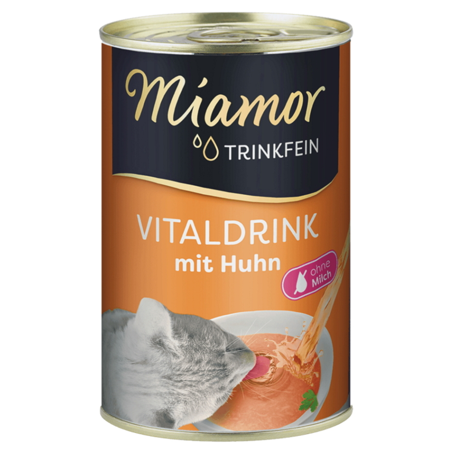 Levně MIAMOR Vital drink kuřecí nápoj pro kočky 135 ml