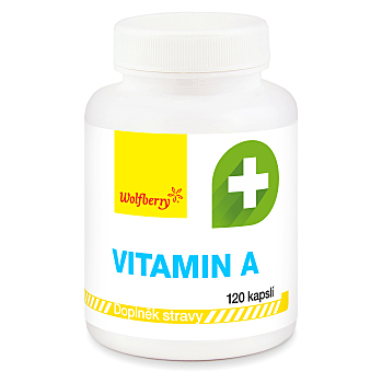 WOLFBERRY Vitamín A 120 kapslí (Vitamín A) - Jednosložkové
