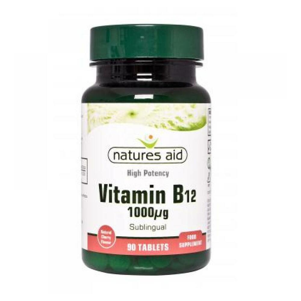 E-shop NATURES AID Vitamin B12 1000 mcg 90 tablet