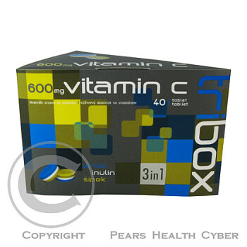 Vitamin C 600mg tbl.40 Tribox