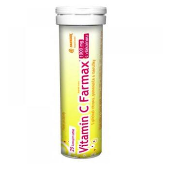 FARMAX Vitamin C Farmax 1000 mg 20 šumivých tablet