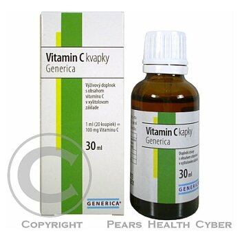 GENERICA Vitamin C kapky 30ml