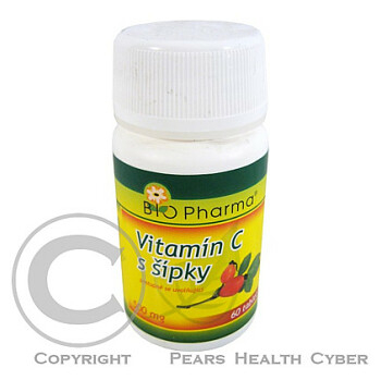 Vitamin C s šípky tbl .60 x 500 mg prodloužený účinek Bio-Pharma