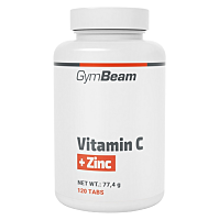 GYMBEAM Vitamin C + zinek 120 tablet
