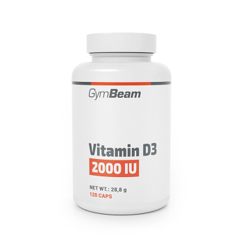 GYMBEAM Vitamín D3 2000 IU 240 kapslí (Vitamín D) - Jednosložkové