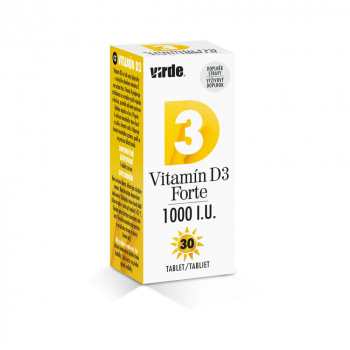 VIRDE Vitamín D3 Forte 1000 I.U. 30 tablet