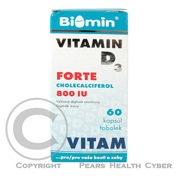 VITAMIN D3 FORTE 800 I.U. cps.60 Biomin