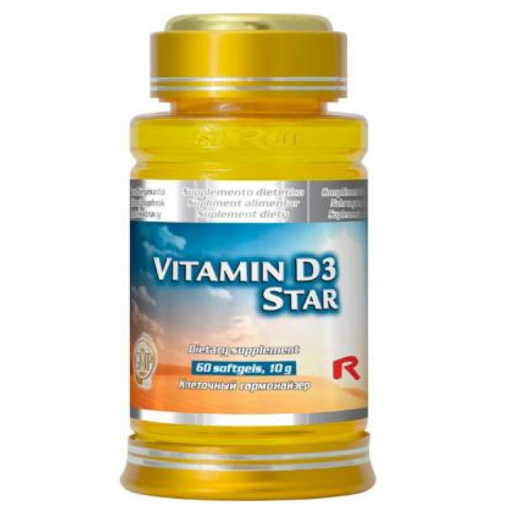 Levně STARLIFE Vitamin D3 Star 60 tablet