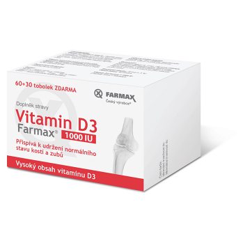 NEURAXPHARM Vitamin D3 60+30 tobolek ZDARMA