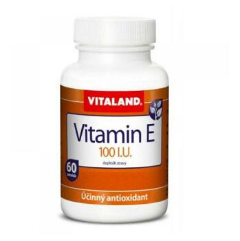 VITALAND Vitamin E 100 I.U.  60 tobolek