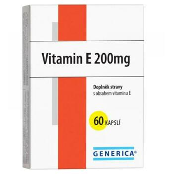 GENERICA Vitamin E 200 mg 60 kapslí