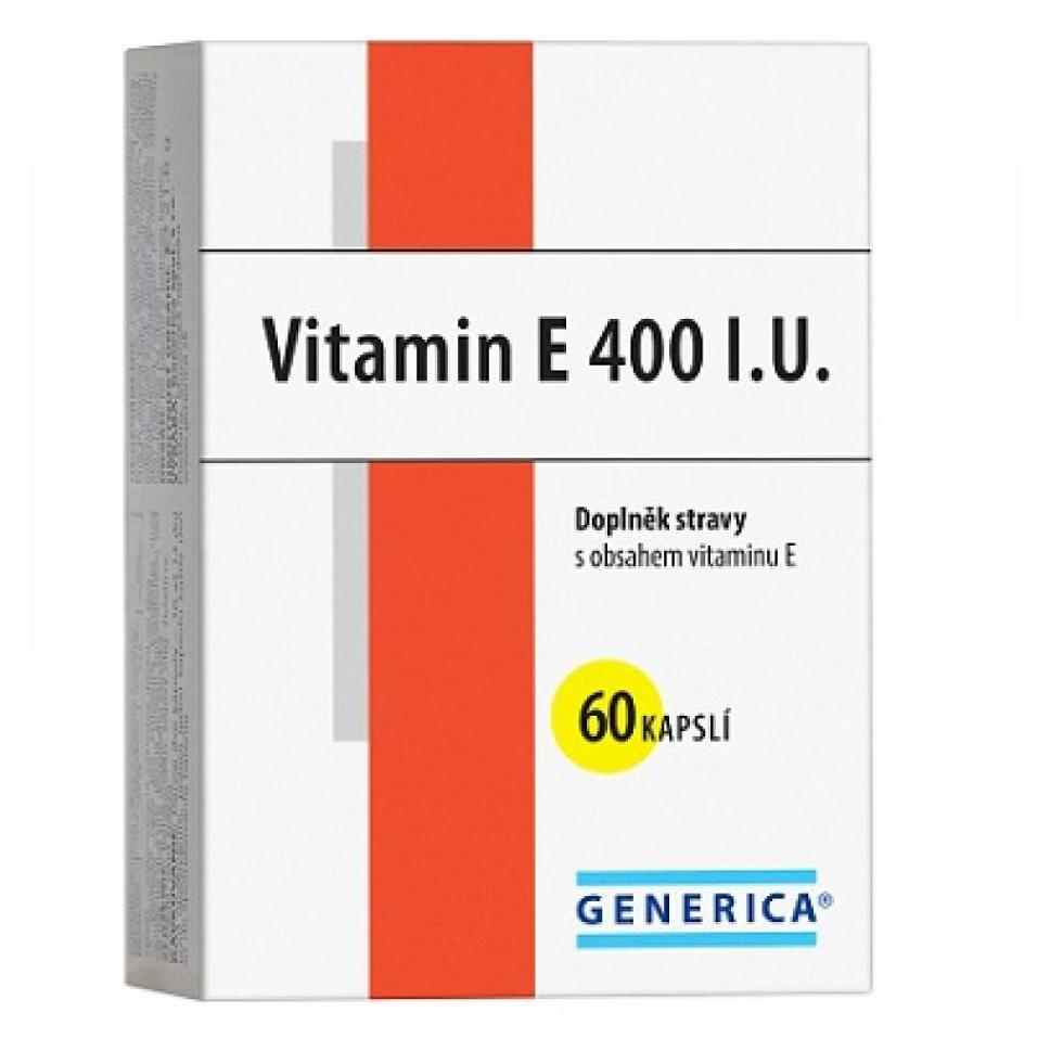 E-shop GENERICA Vitamin E 400 mg 60 kapslí