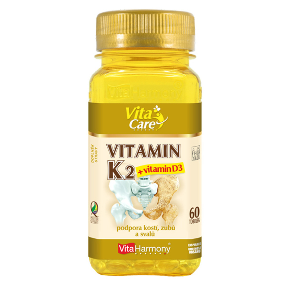 VITAHARMONY Vitamin K2 a D3 60 tobolek