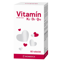 BIOMEDICA Vitamín K2 + D3 + Q10 60 tobolek
