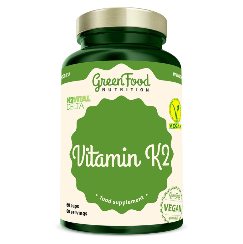 Levně GREENFOOD NUTRITION Vitamin K2 Vital Delta 60 kapslí