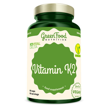 GREENFOOD NUTRITION Vitamin K2 Vital Delta 60 kapslí