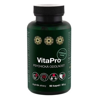 BIOVITA VitaPro Psychická odolnost Complex care 60 kapslí (Doplňky stravy při stresu) - Vícesložkové