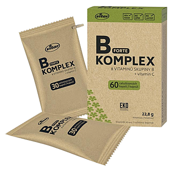 VITAR EKO B-komplex forte 60 kapslí (Vitamin B -komplex) - Vícesložkové