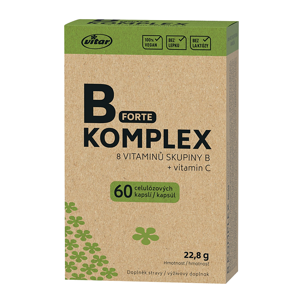 VITAR EKO B-komplex forte 60 kapslí